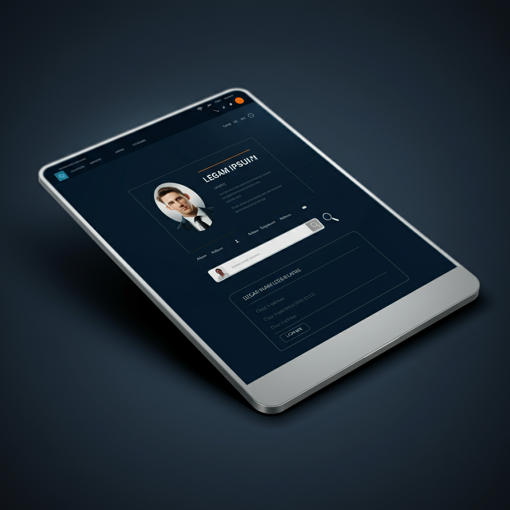 Online legal directory for attorneys